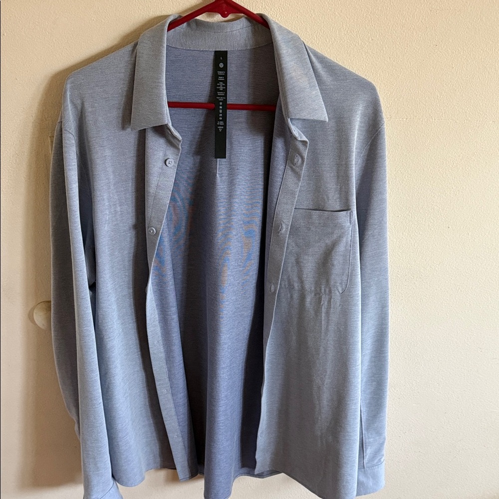 Lululemon Athletica Men's Heather Gray Shirt Jacket